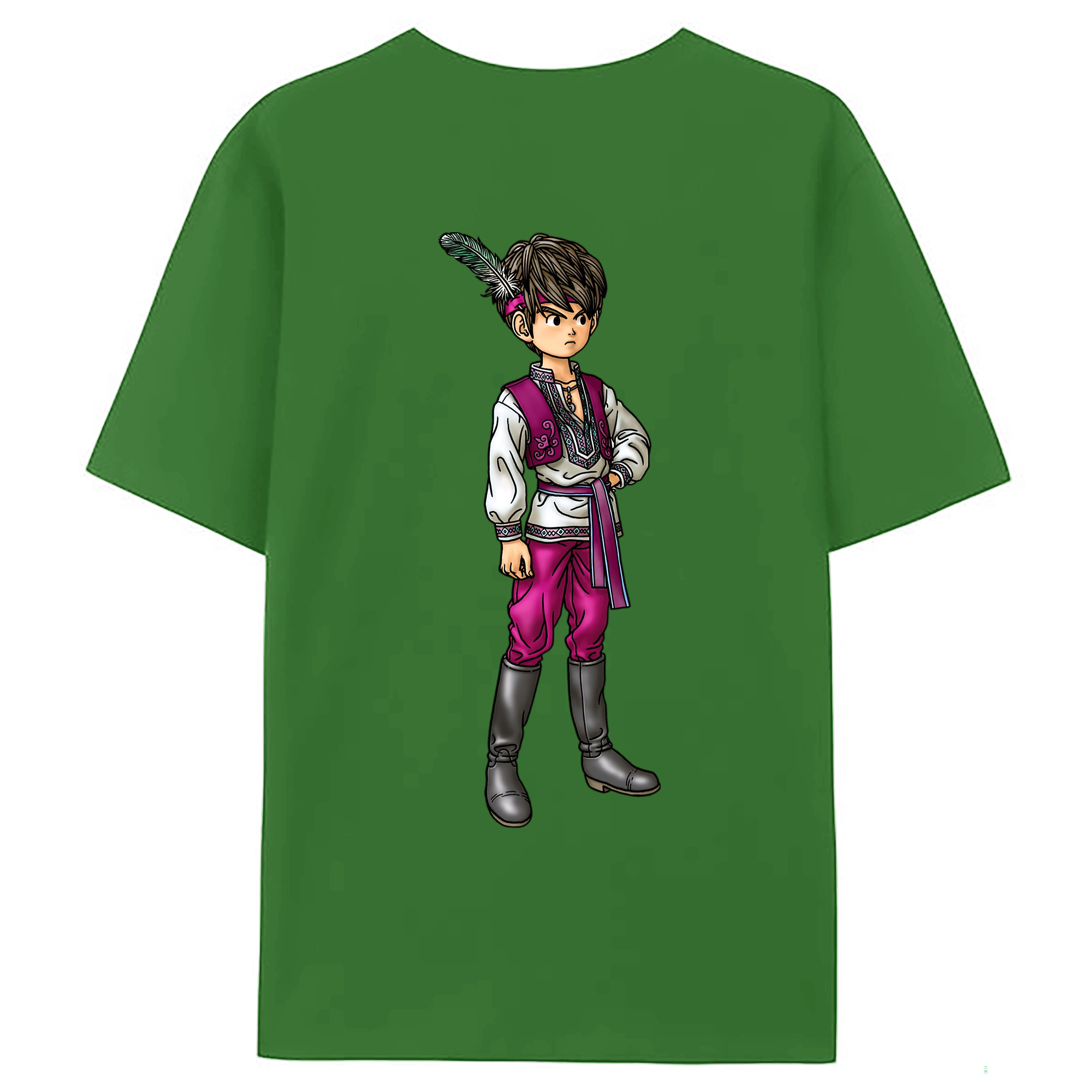 （画像用） ドラゴンクエスト Doragon Kuesuto Dragon Quest レディース半袖Tシャツ(バックプリント)